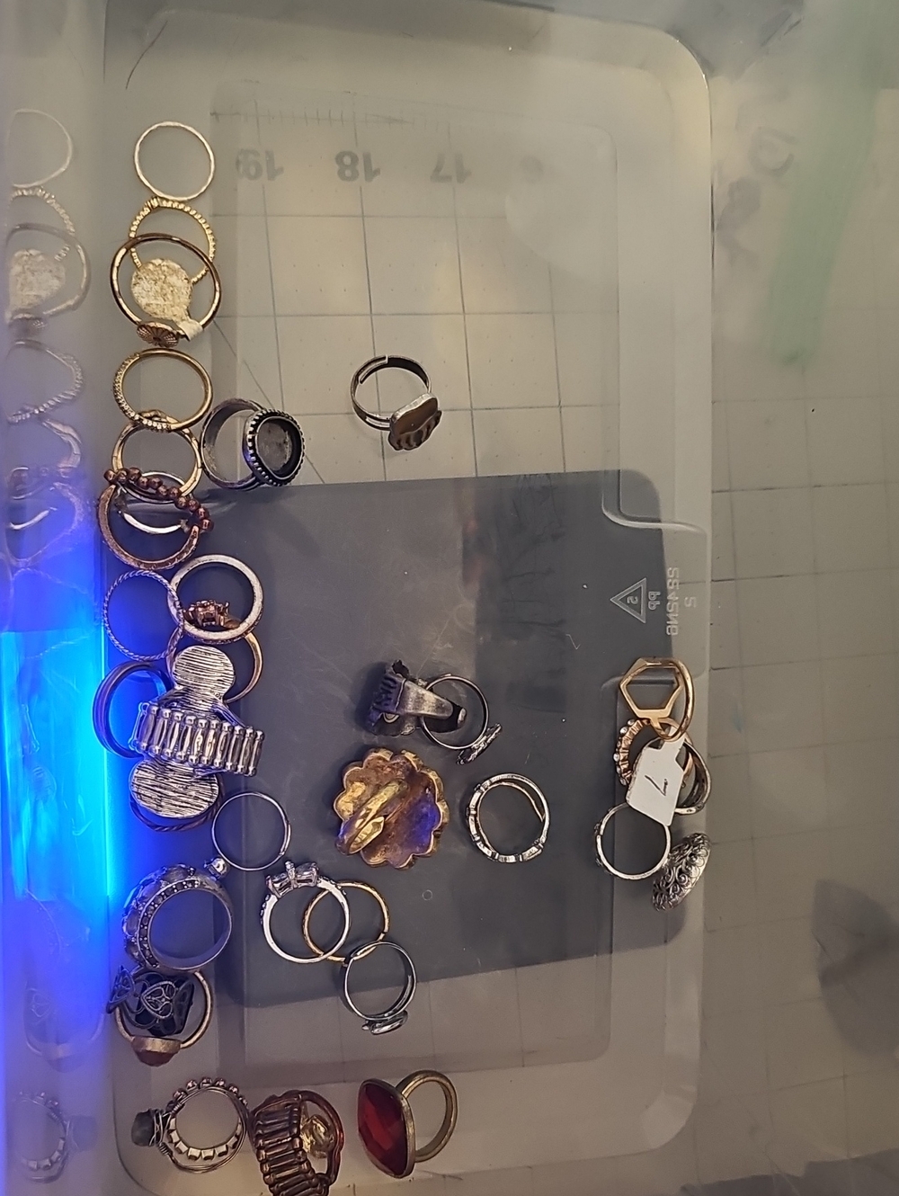 24/4.6oz Non-wearable Costume Mixed Metal Women's Rings-#10